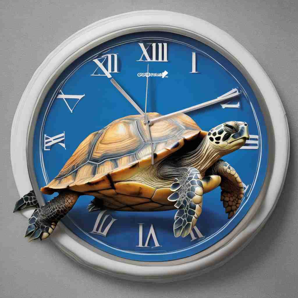 Turtle and clock 5